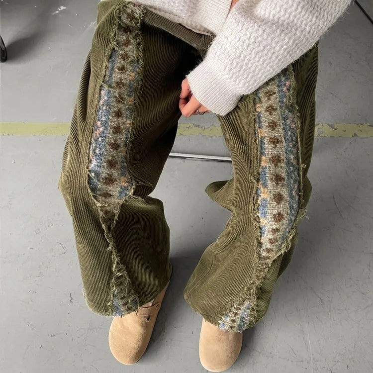 Green Corduroy Pants