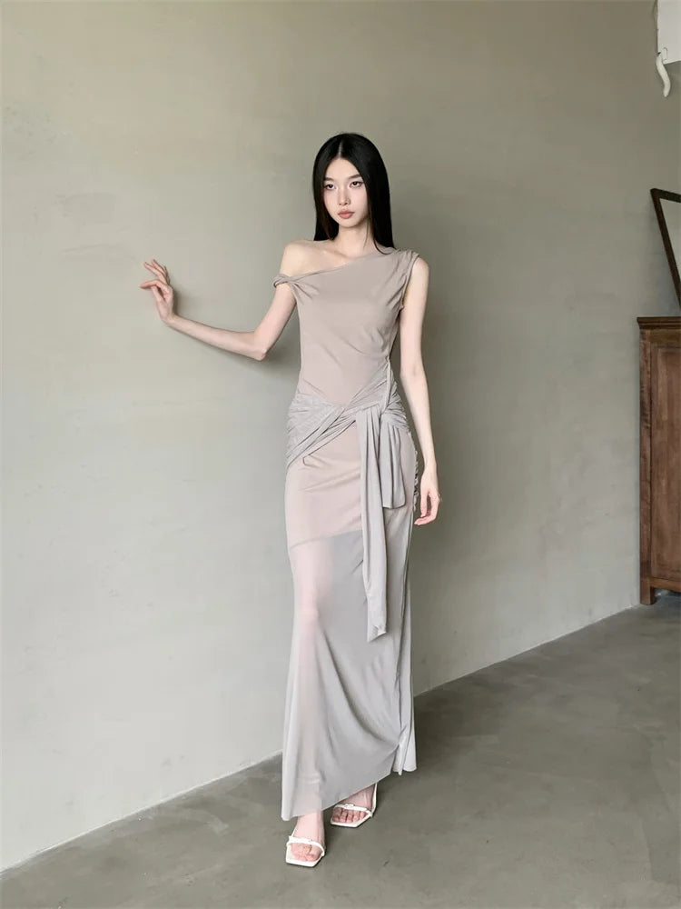 Off Shoulder Long Dress